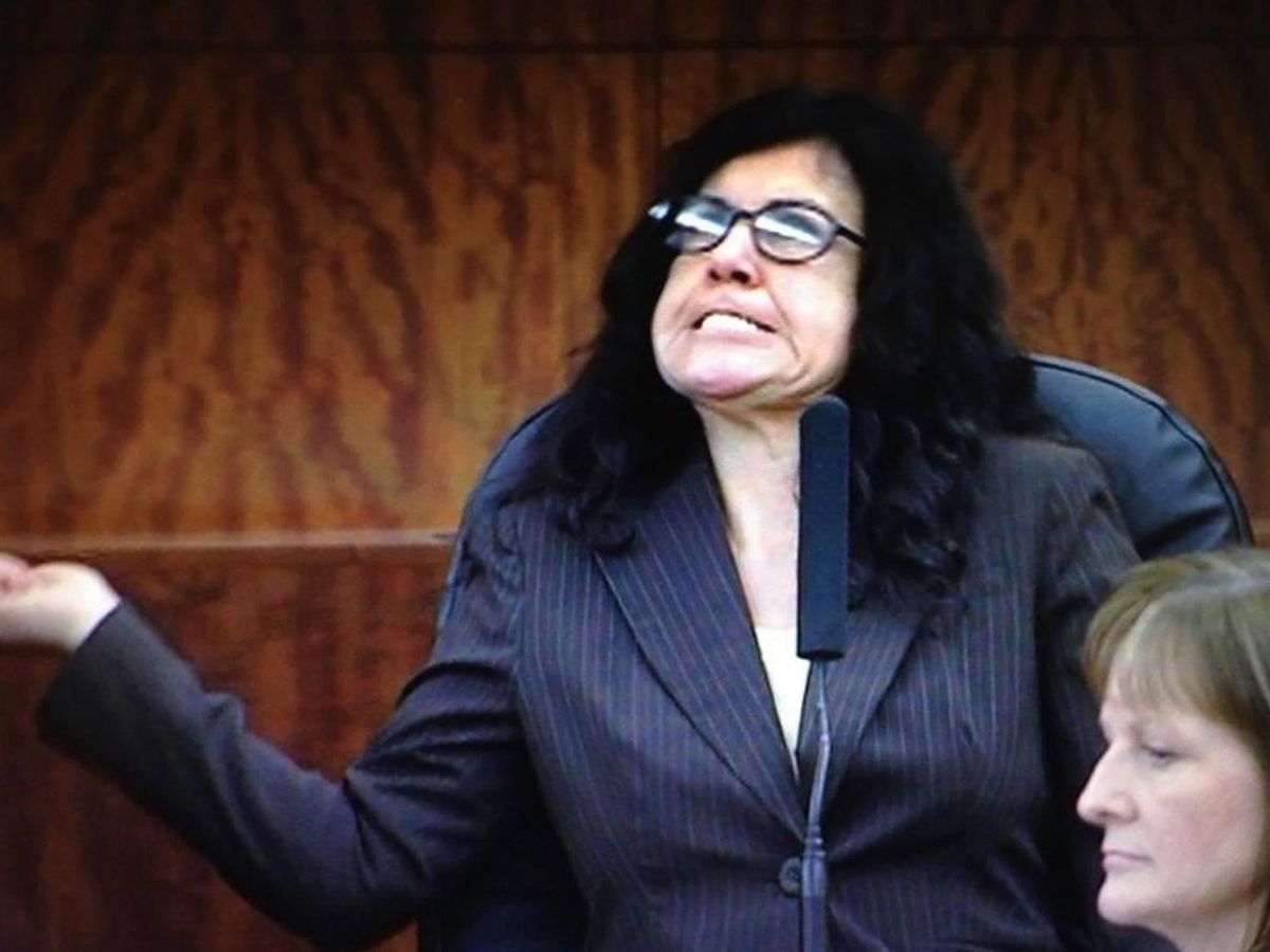 Ana Trujillo appeared out of sorts in court during examinations on