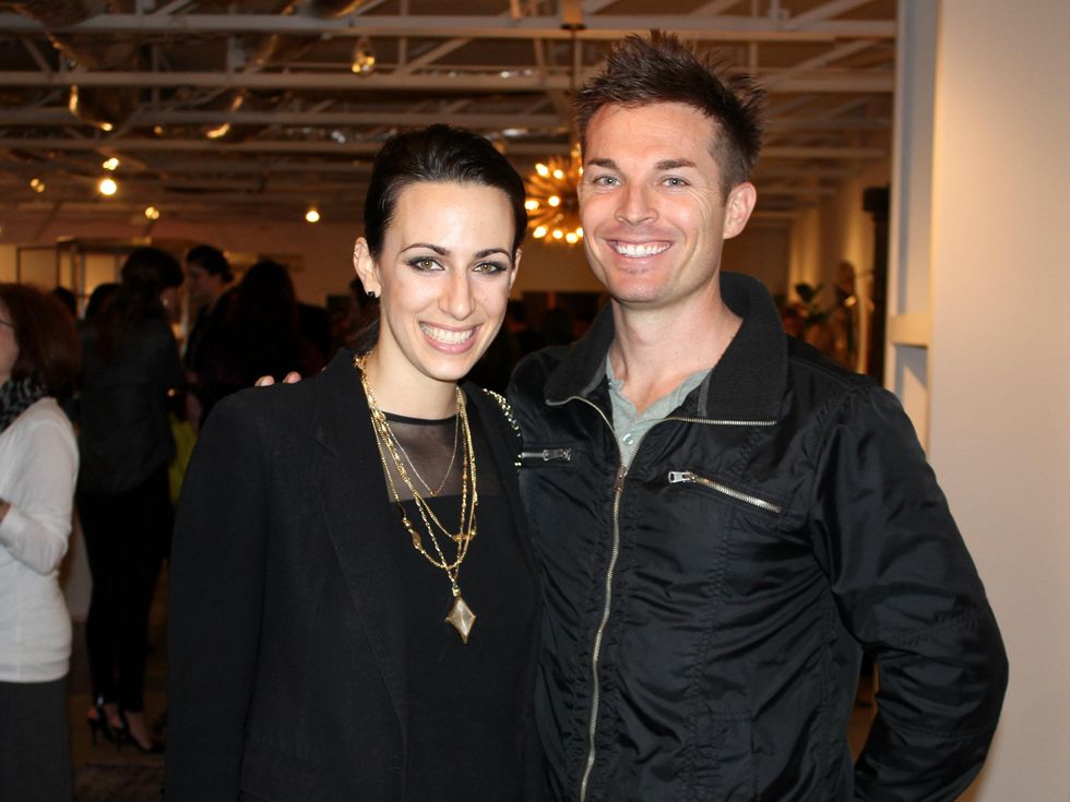 Anastasia Strattan, Justin Hinderliter, Gallerie Noir anniversary party
