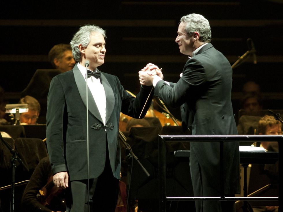 Andrea Bocelli, concert, November 2012