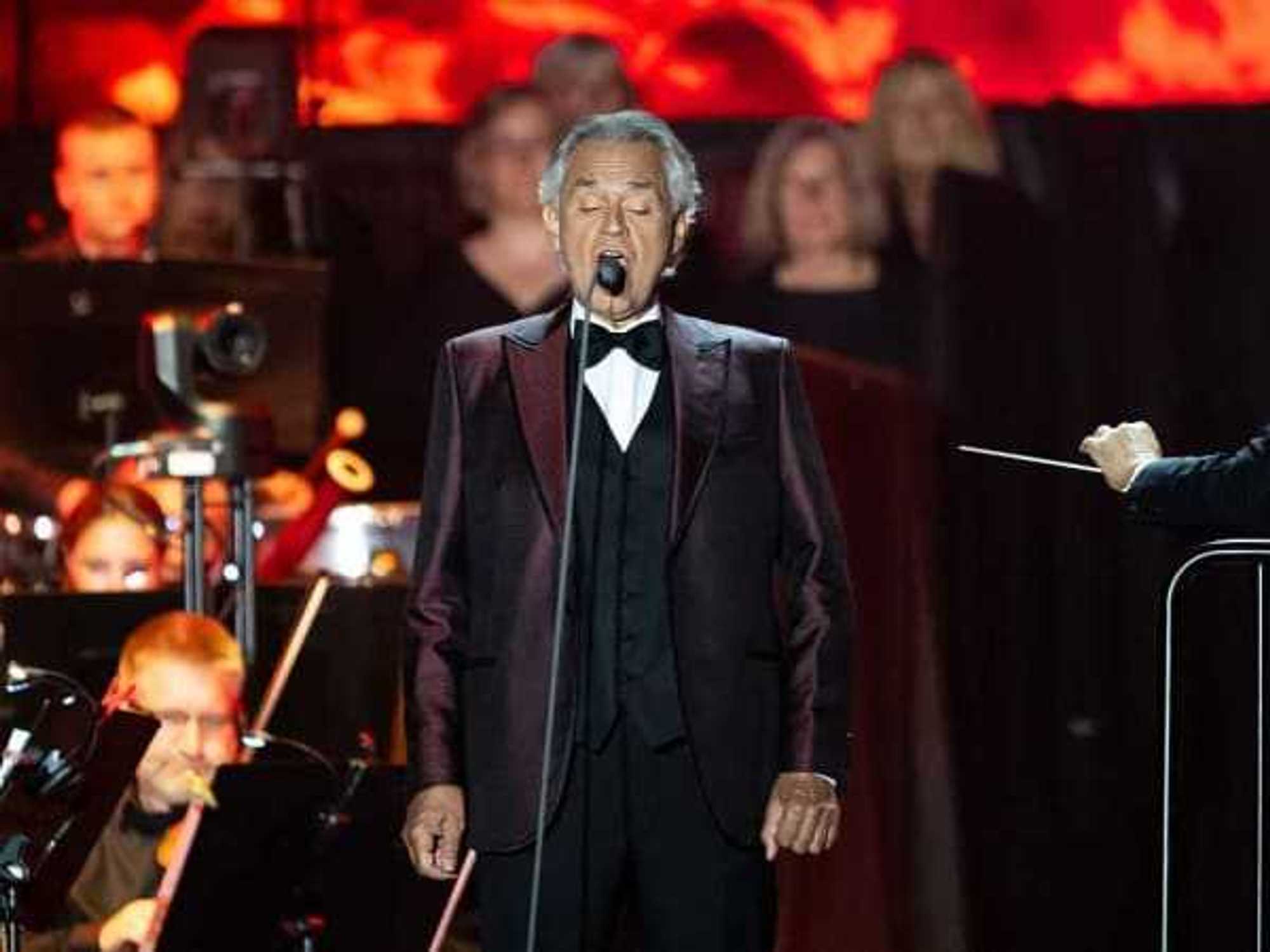 Andrea Bocelli Performs At Ernst-Happel-Stadion