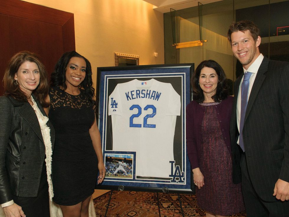 Andrea Pedigo, Mikaela Nweke, Kathryn Warren, Clayton Kershaw, Voice of Hope dinner