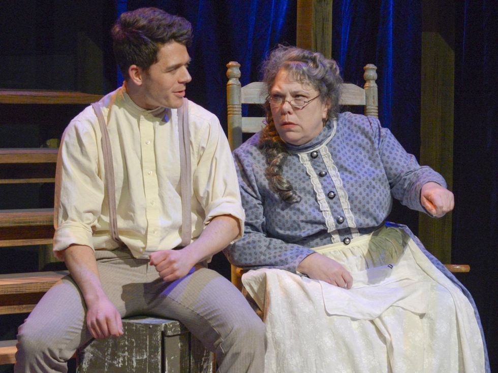 Andrew Cope and Nancy Sherrard in Adventures of Tom Sawyer