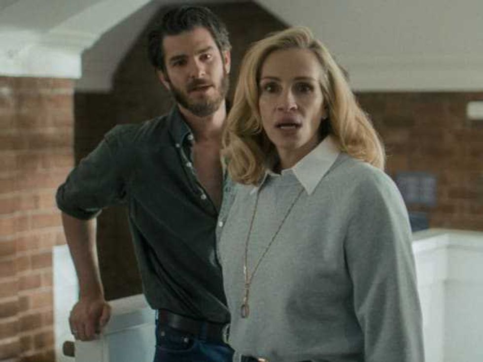 Andrew Garfield and Julia Roberts in After the Hunt