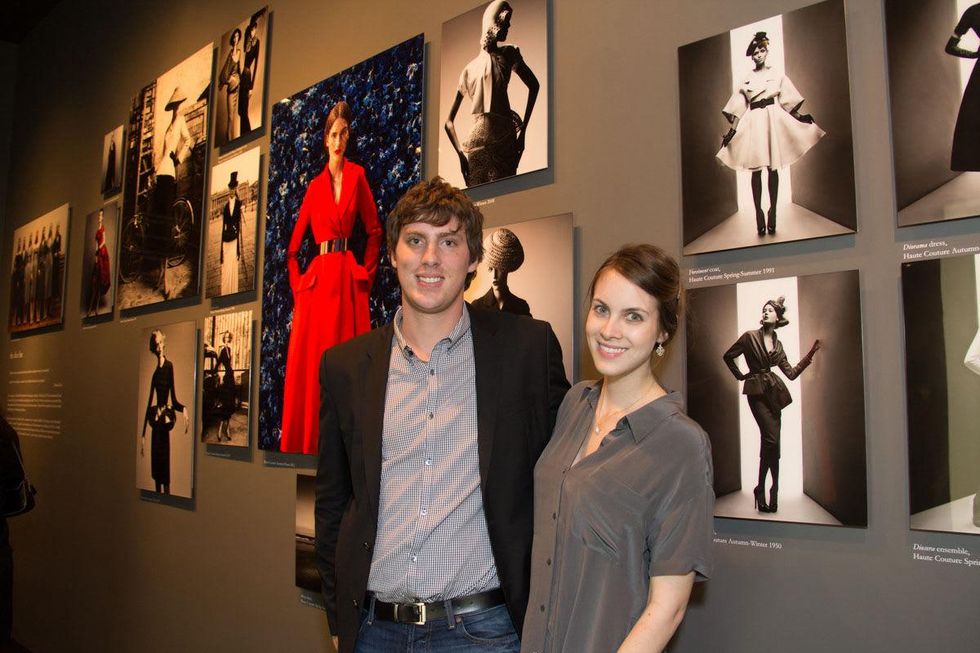 Andrew Jacobson, Katherine Elizabeth at Dior Exhibition