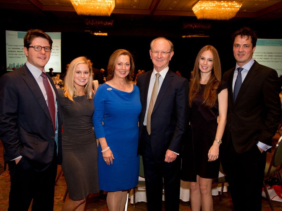 Andrew Zengilowski, Laura Zengilowski, Year Linda Secrest, Les Secrest, Sarah Secrest and Arnaud Langlois, milestones luncheon