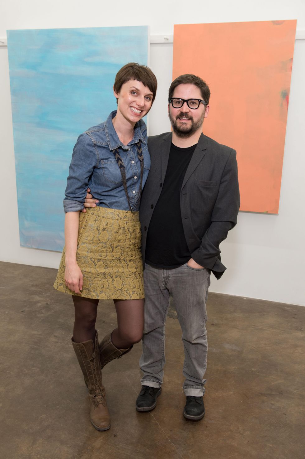 Anna Smith, Kevin Todora at Dan Rees Opening Reception