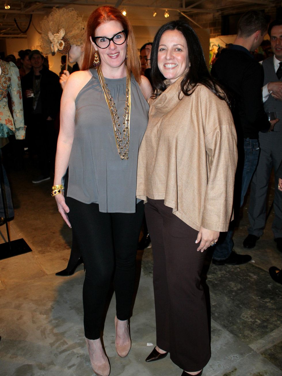 Anne Stodghill, Kristina Wren, DIFFA media preview party