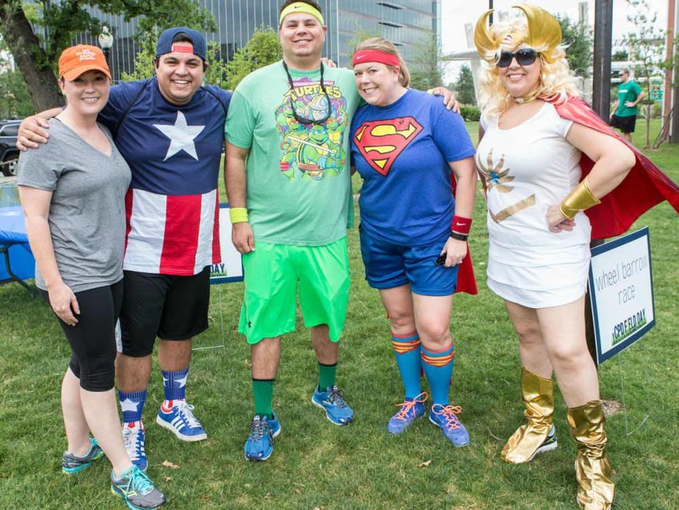 Annie Mullins, Felipe Garza, yCPD president, Joe Vancourt, Erin Melsheimer, Lauren Fletcher