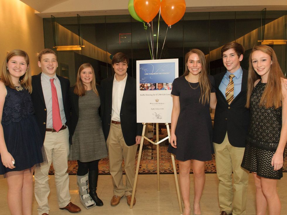 Annie Wagner, Baron Holmes, Avery Roossien, Dayton Conklin, Avery Mercurio, Coope Marchetto, Emma Parker, Voice of Hope Dinner