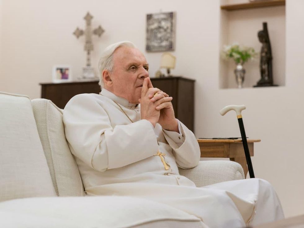Anthony Hopkins in The Two Popes