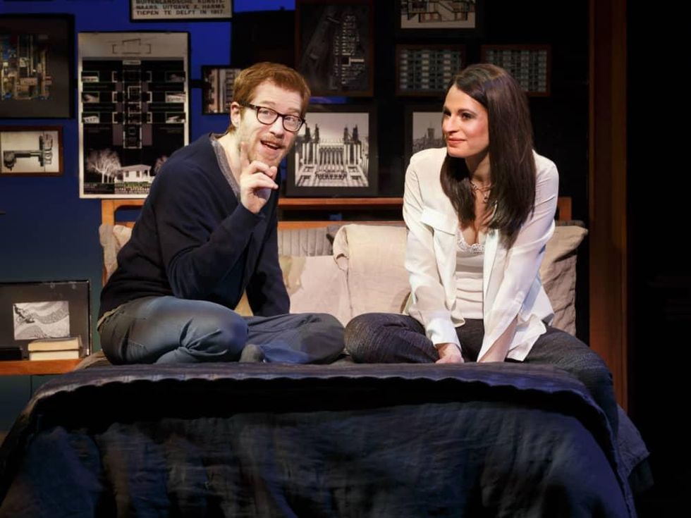 Anthony Rapp and Jackie Burns in If/Then