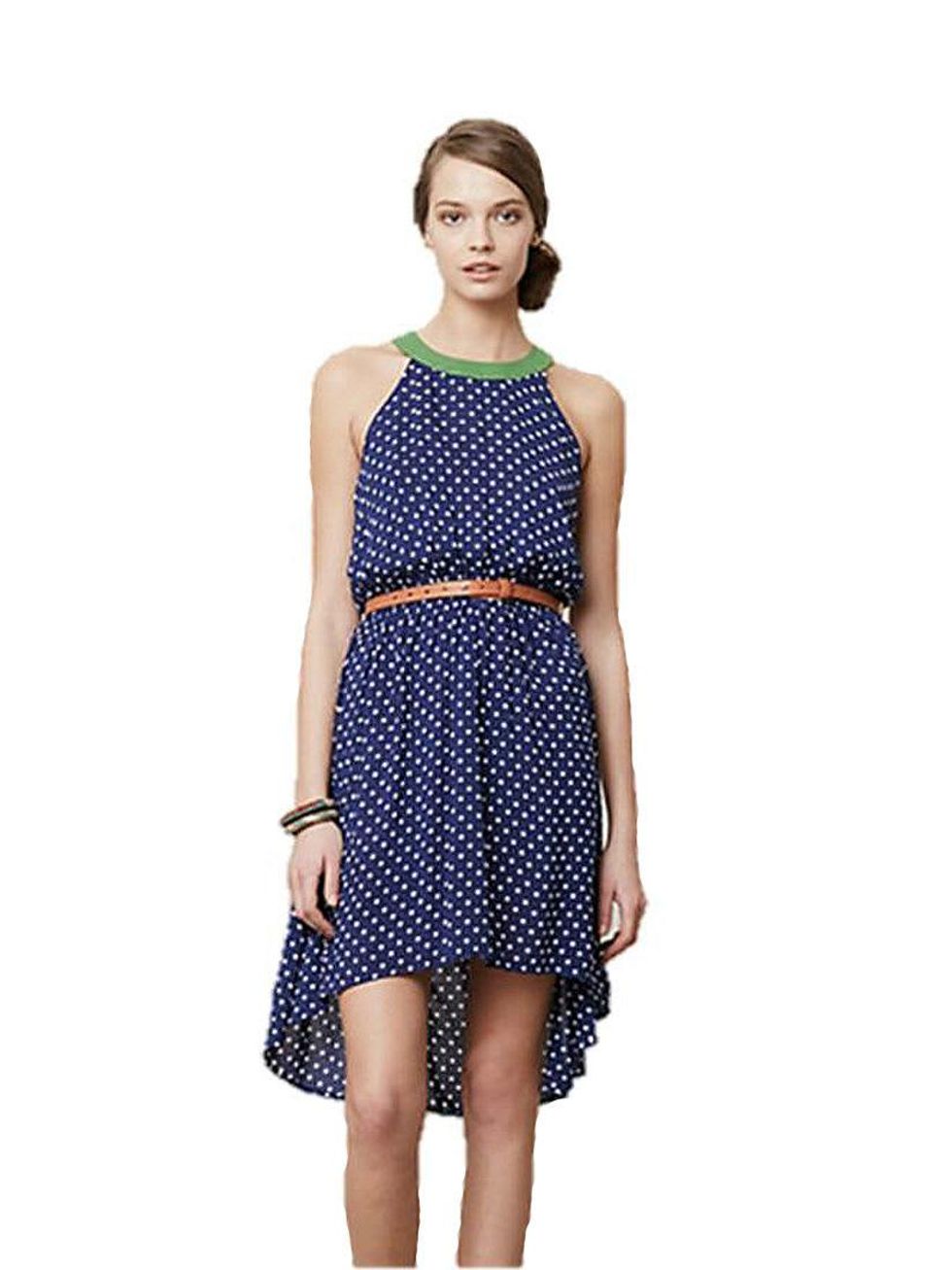 anthropologie lark high-low dress