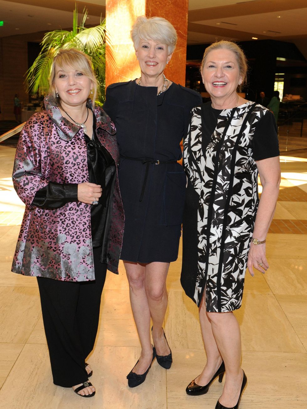 April Bosworth, Megan Meyercord, Sandra Cude, AWARE Luncheon