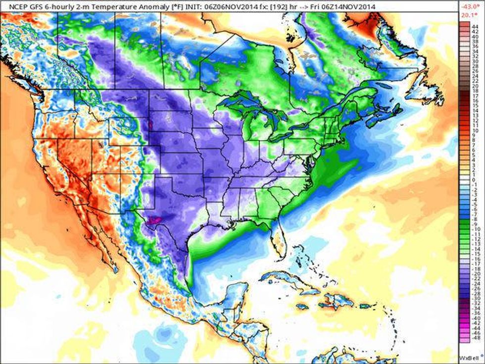 Arctic blast november 2014