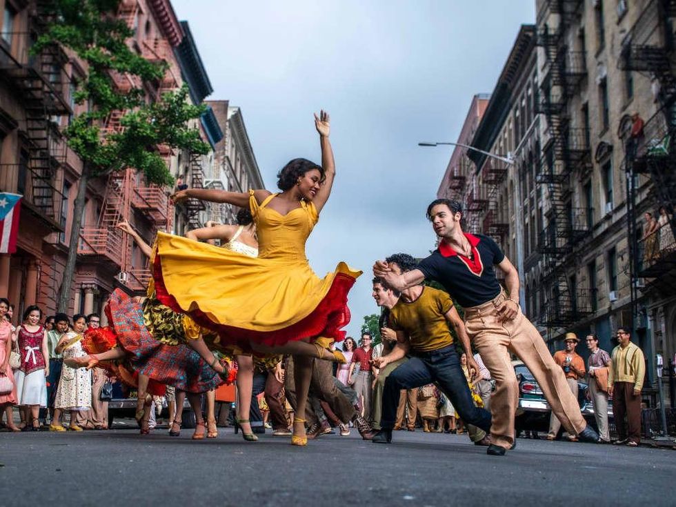 Ariana Debose and David Alvarez in West Side Story