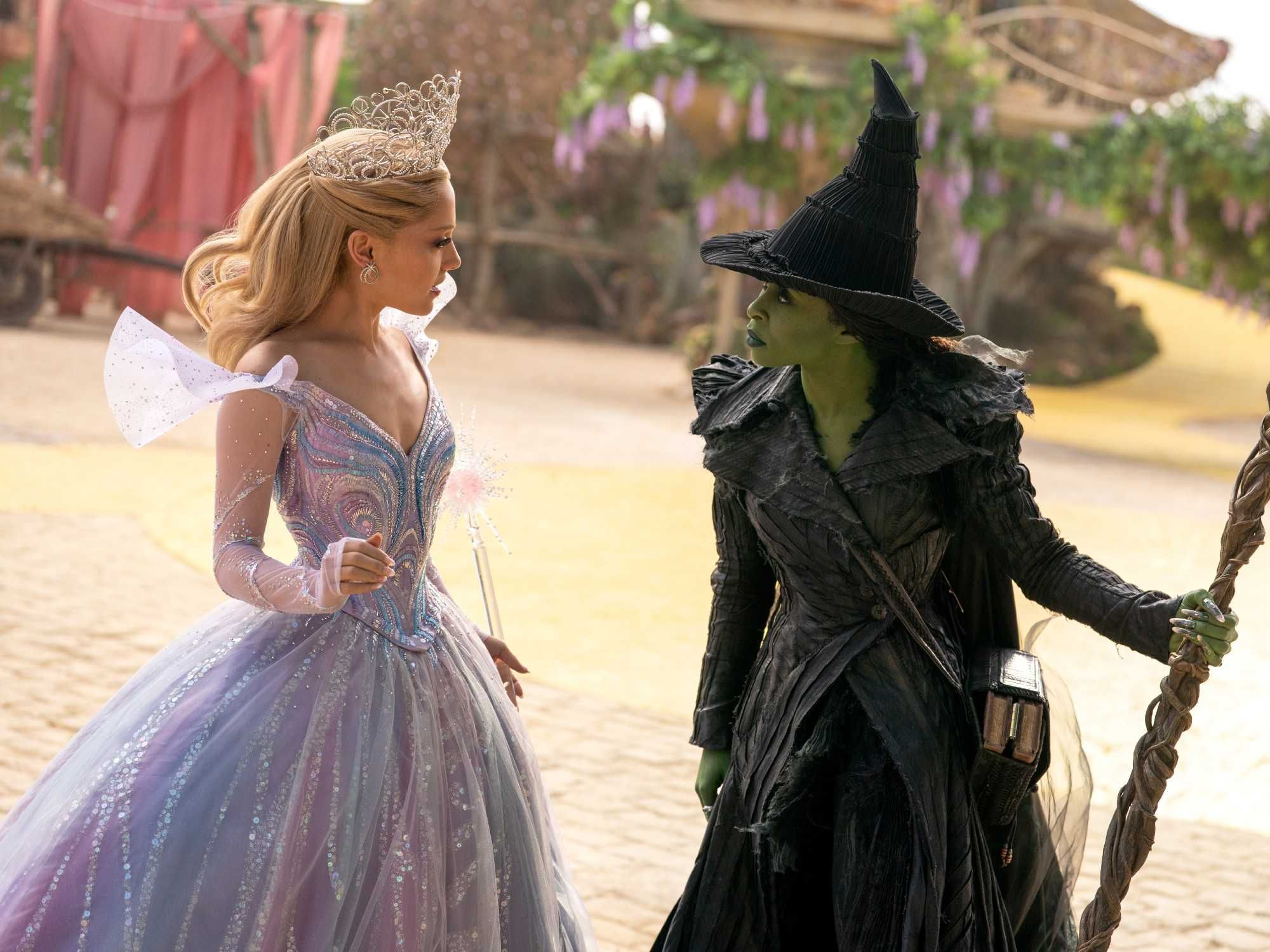 Ariana Grande and Cynthia Erivo in Wicked: For Good