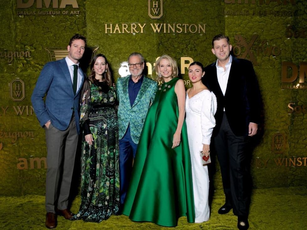 Armie Hammer, Melissa Ireland, Howard Rachofsky, Cindy Rachofsky, Nasiba Hartland-Mackie, Thomas Hartland-Mackie, Two x Two 2017