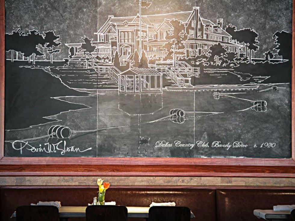 Art at Lark on the Park restaurant in Dallas