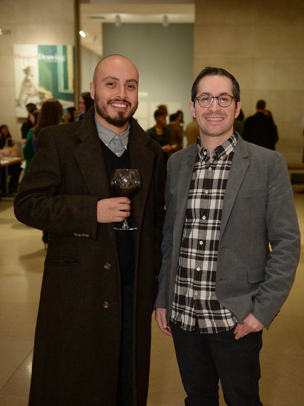 Arthur Pena and Gabe Ritter at DMA Junior Associates Curators Choice