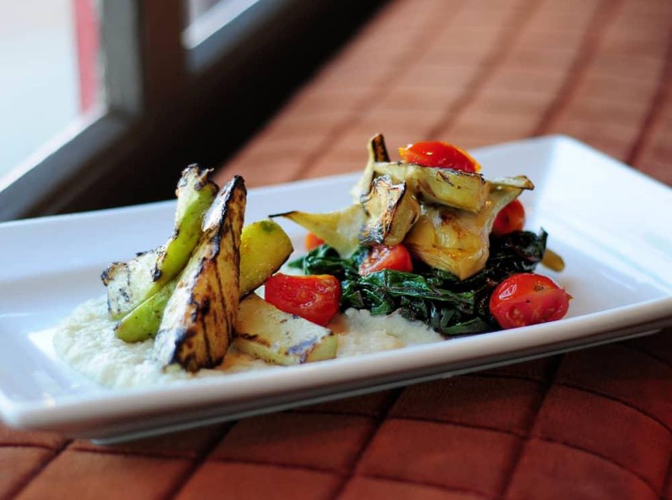 Artichoke salad at Bolsa restaurant in Dallas