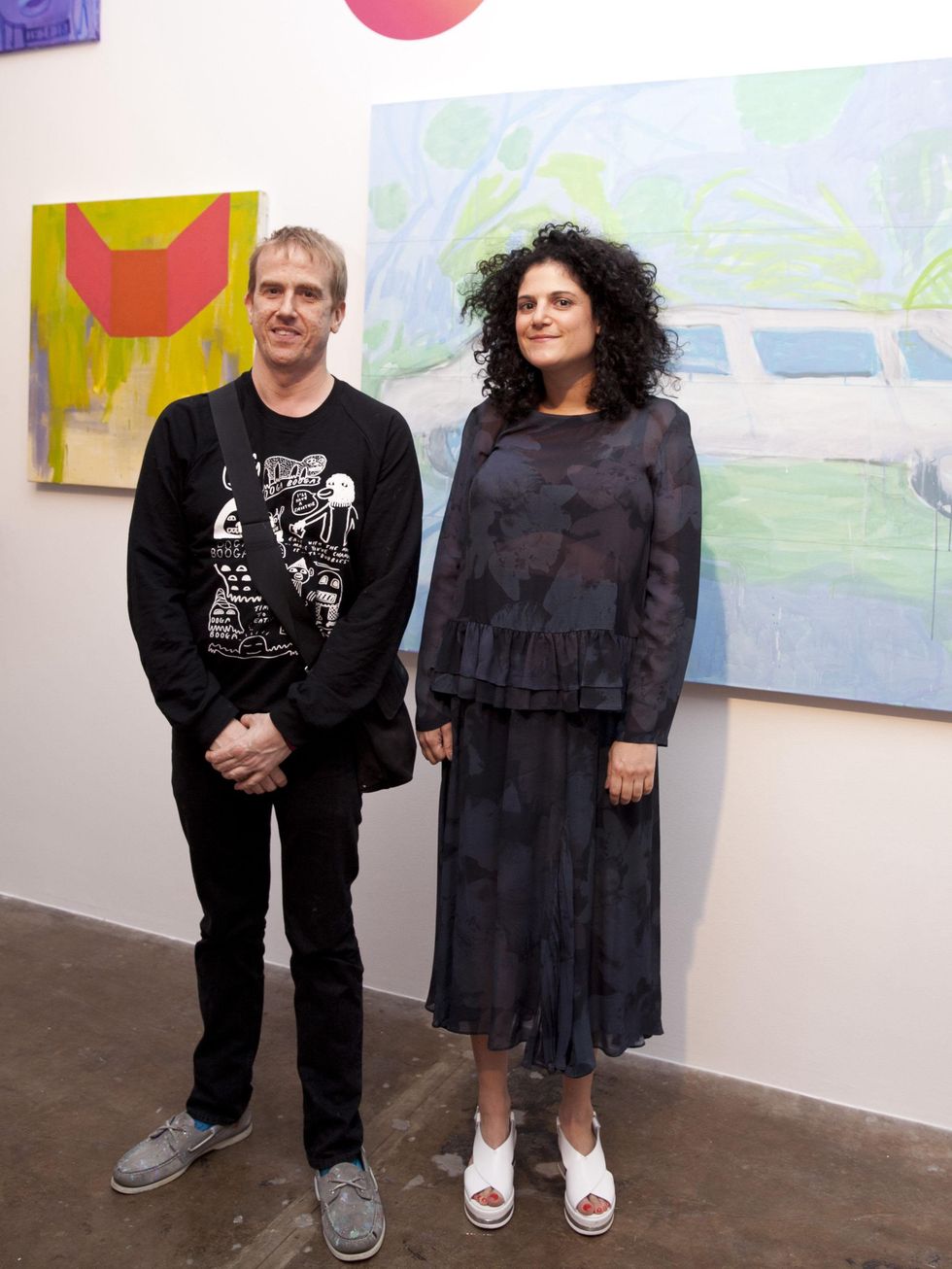 Artist Adrianne Rubinstein and Tyson Reeder