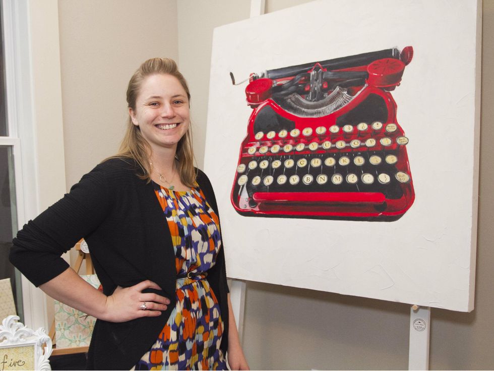 Artist Andrea Holmes, DFW Urban Scene