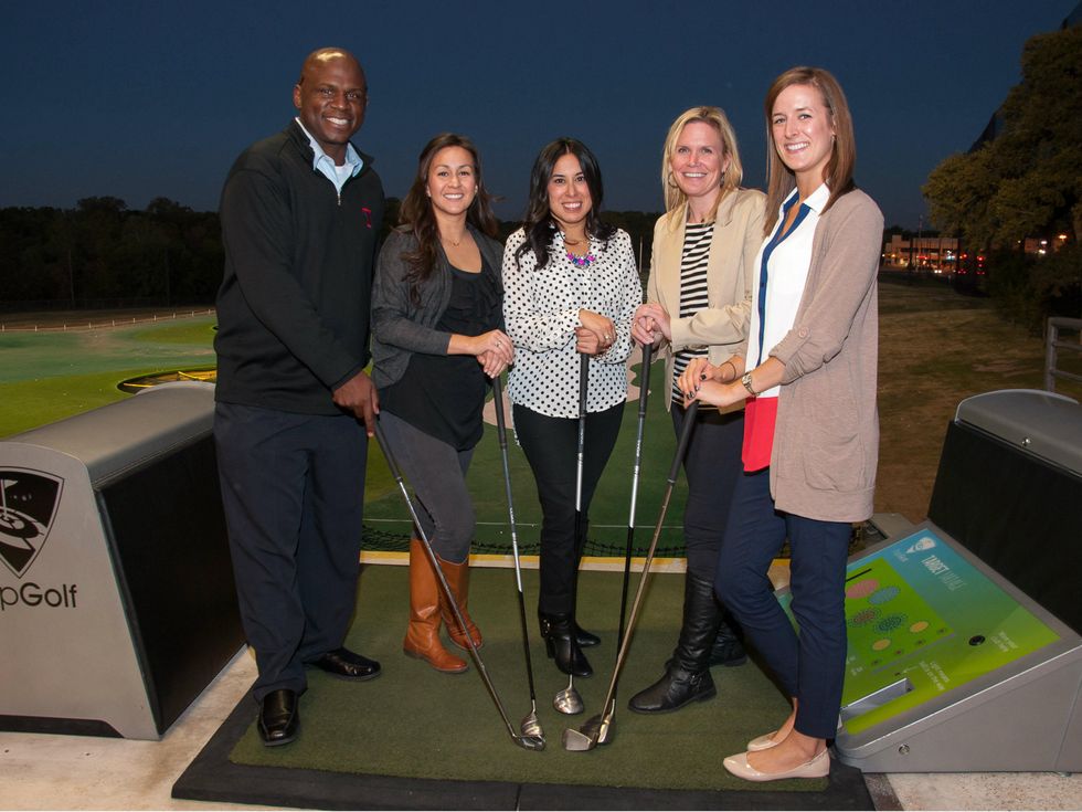 ASAS TG Breon Dennis, Monique Corralez, Lauren Pesqueda, Karin Morris, Lauren Parker, after school all stars, topgolf