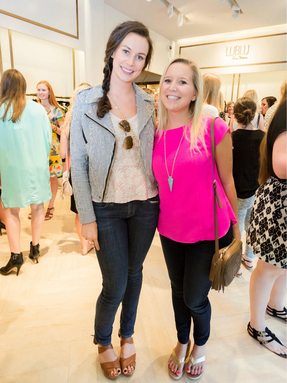 Ashleigh Prowse, Laura McGilberry, Circle Seven Five Launch Party