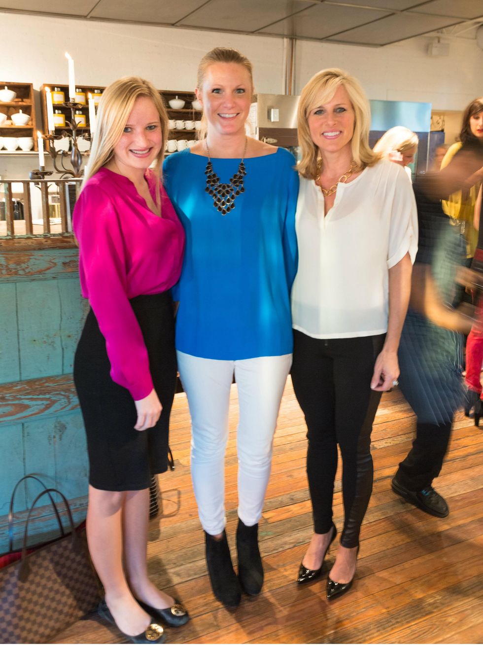 Ashley Holmes, Katherine Adams, Charlyn Holmes