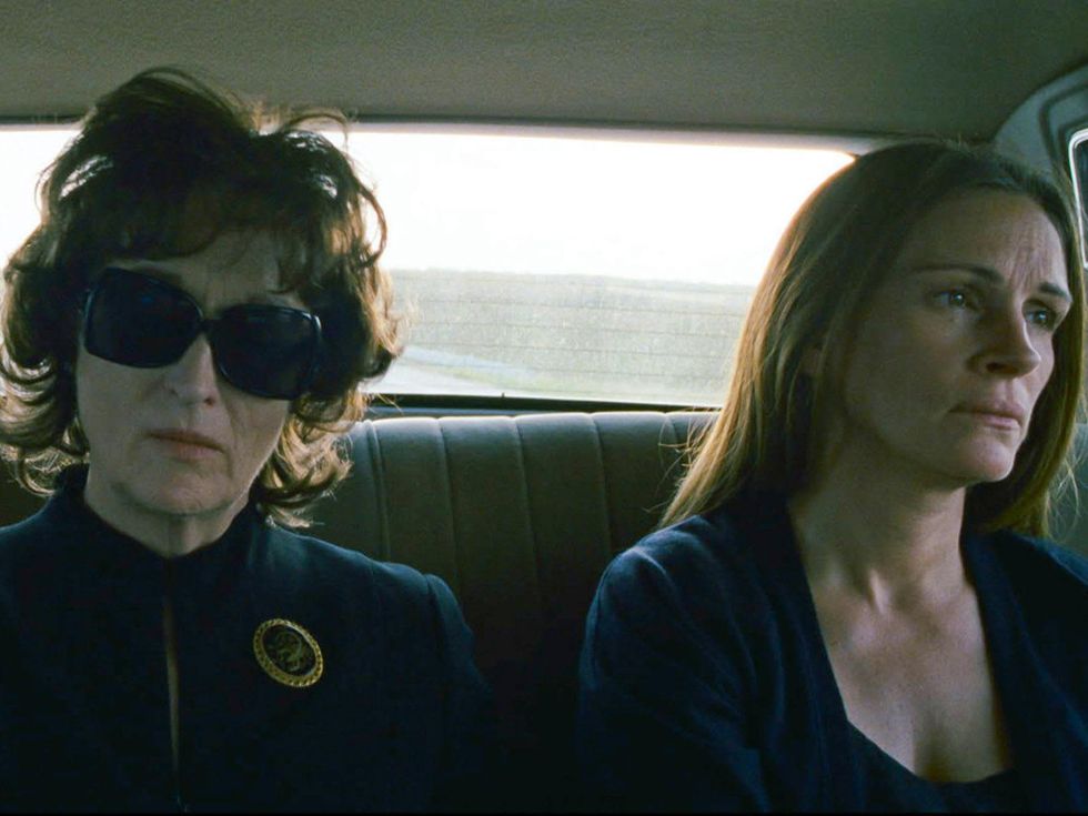 August Osage County with Meryl Streep and Julia Roberts