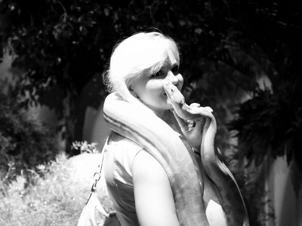 Aurora the snake, White Party