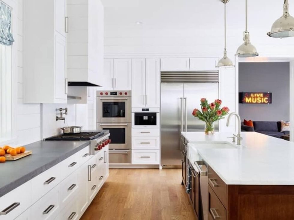 Austin house home Houzz modern farmhouse Northwest Lakemoore
