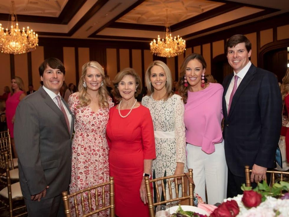 Austin Hunt, Chelsea Hunt, Laura Bush, Brittany Hunt, Marshall Hunt