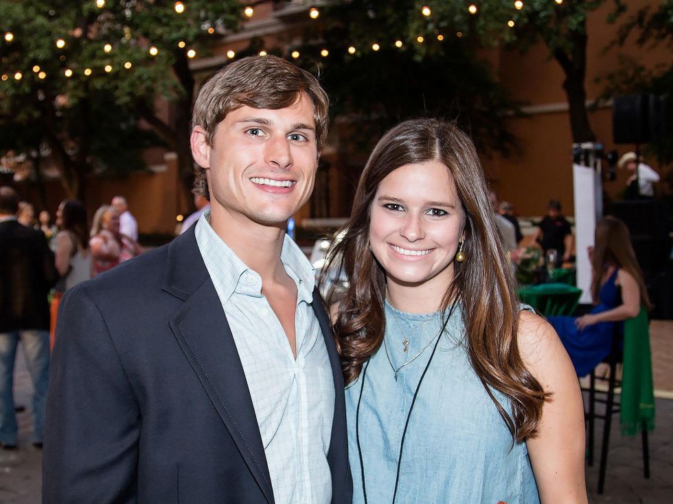 Austin Lewis, Mackenzie Moussa, taca party on the green