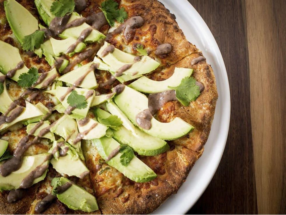 Avocado pizza at Doc B's Fresh Kitchen