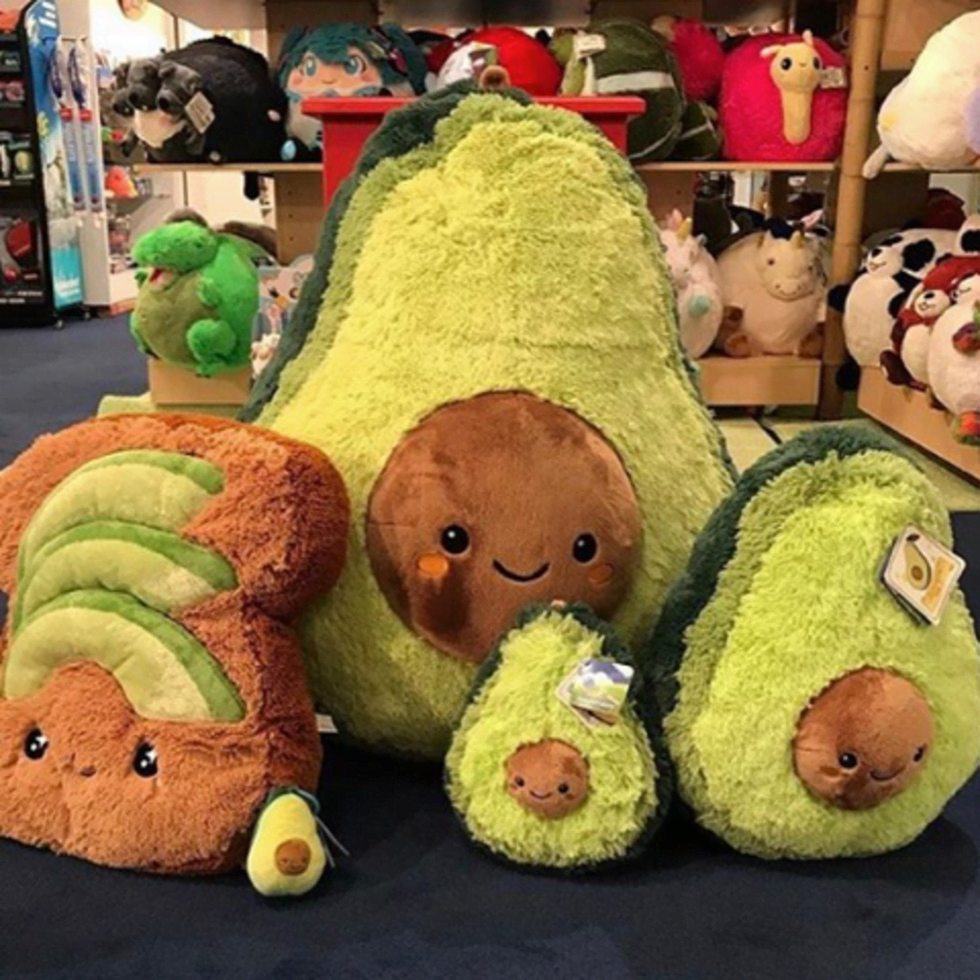 Avocado stuffed animals