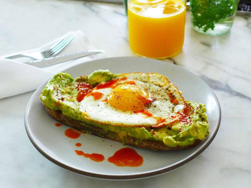 Avocado toast Josephine House breakfast