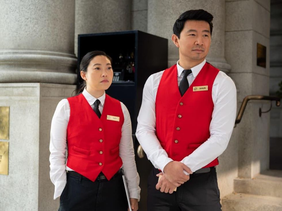 Awkwafina and Simi Liu in Shang-Chi and the Legend of the Ten Rings