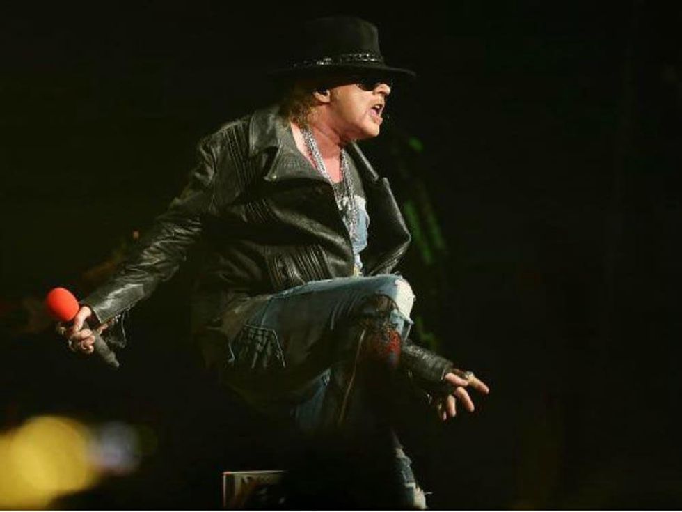 Axl Rose of Guns N' Roses