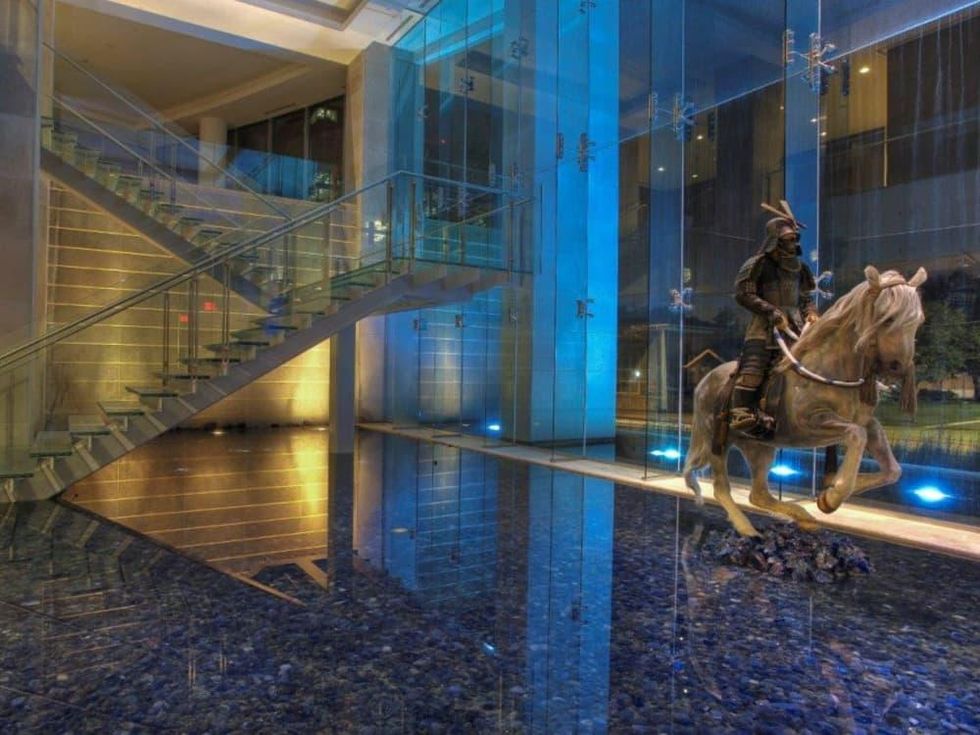 Azure lobby in Harwood District Dallas