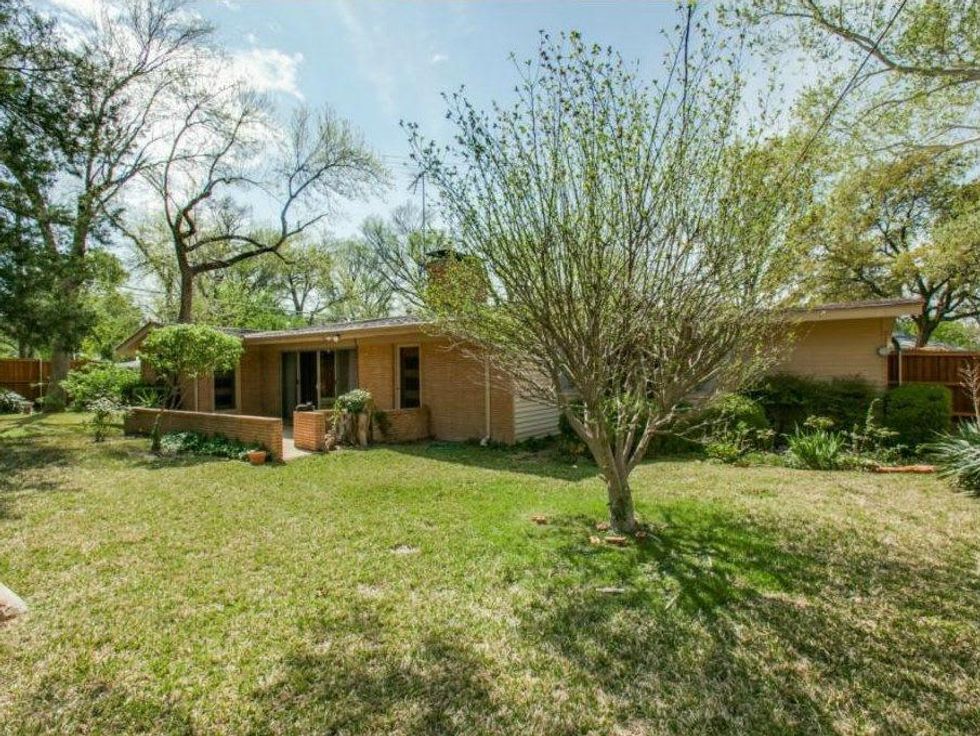 Backyard at 10504 Lake Garden Dr. in Dallas