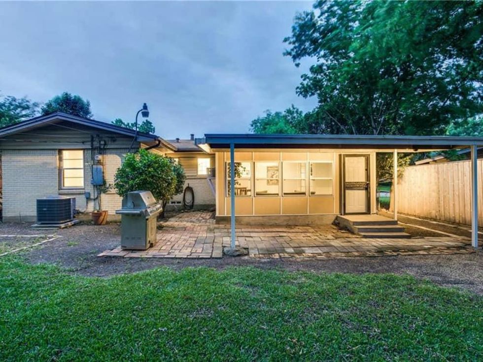 Backyard at 11207 Sinclair Ave in Dallas