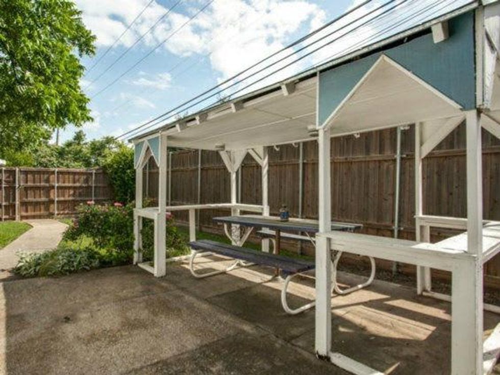 Backyard at 2329 W. Colorado Blvd. in Dallas