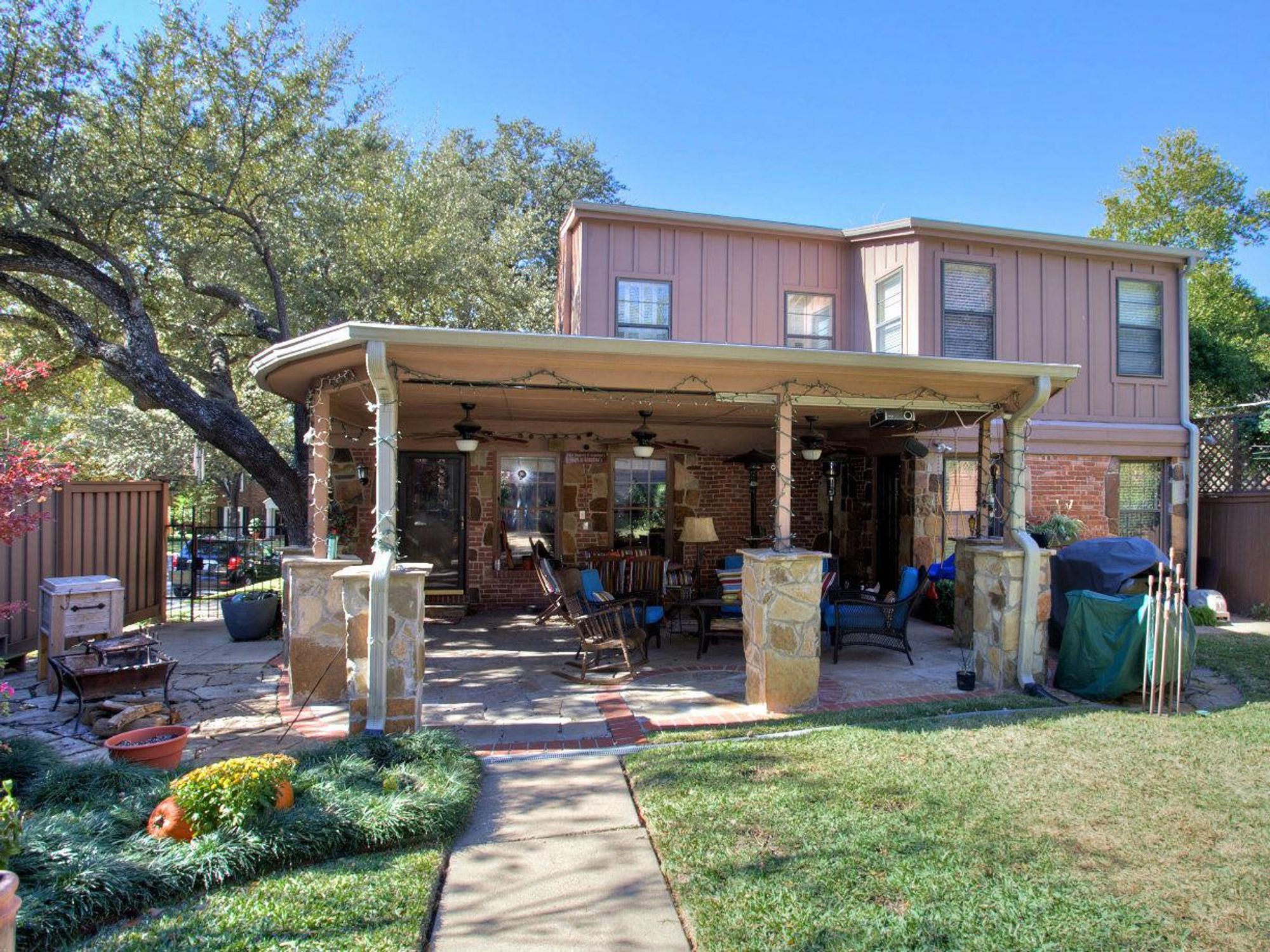 Backyard at 3197 Westcliff Rd. in Fort Worth