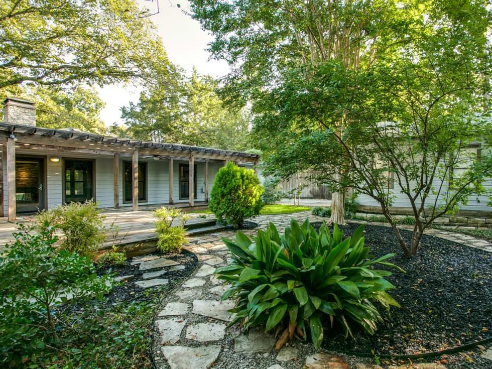 Backyard at 3820 Shorecrest Dr. in Dallas