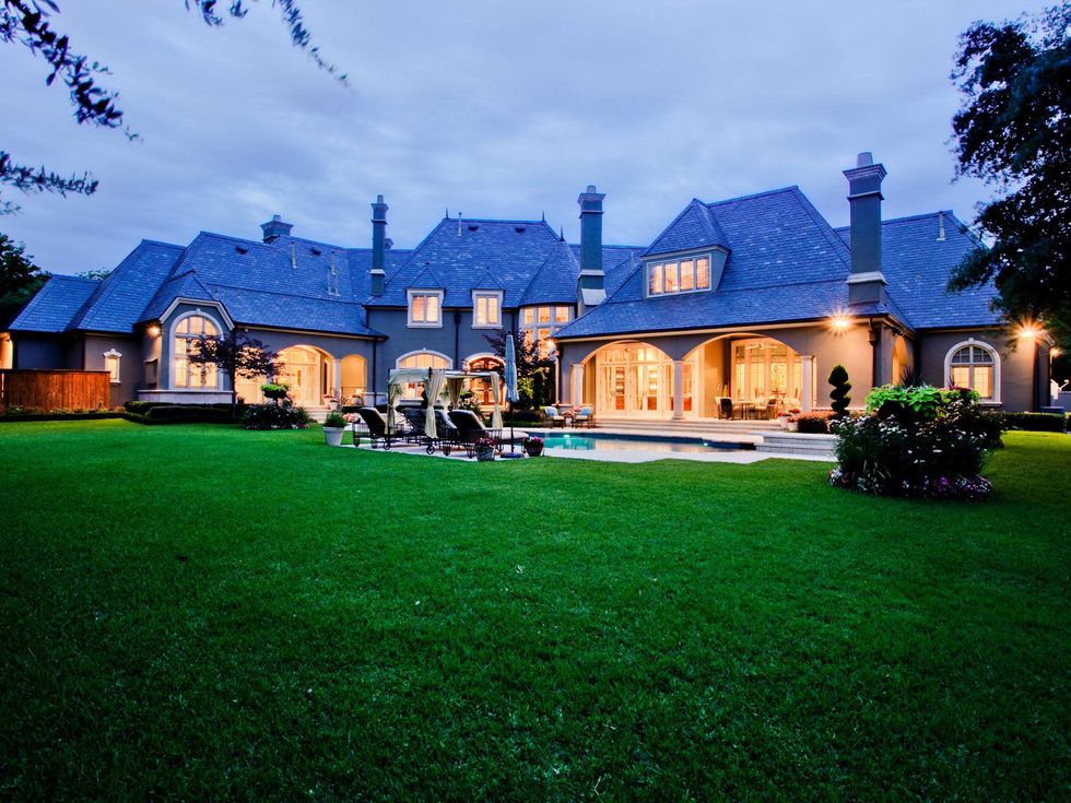 Backyard at 4346 Park Lane in Dallas