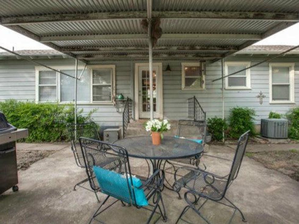 Backyard at 6464 Fisher Rd. in Dallas