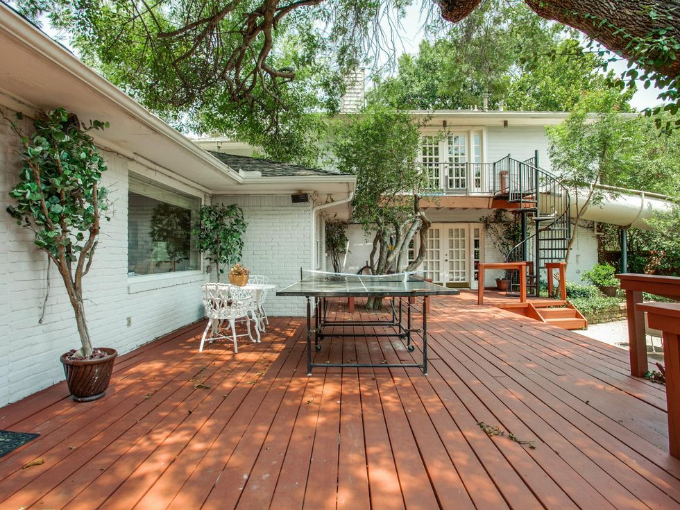 Backyard at 6522 Park Ln. in Dallas