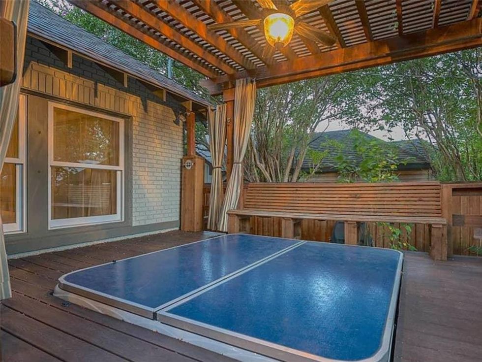 Backyard at 701 S. Clinton Ave. in Oak Cliff