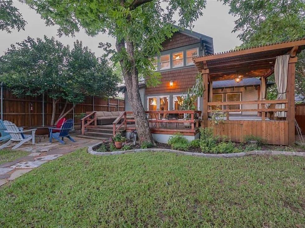 Backyard at 701 S. Clinton Ave. in Oak Cliff